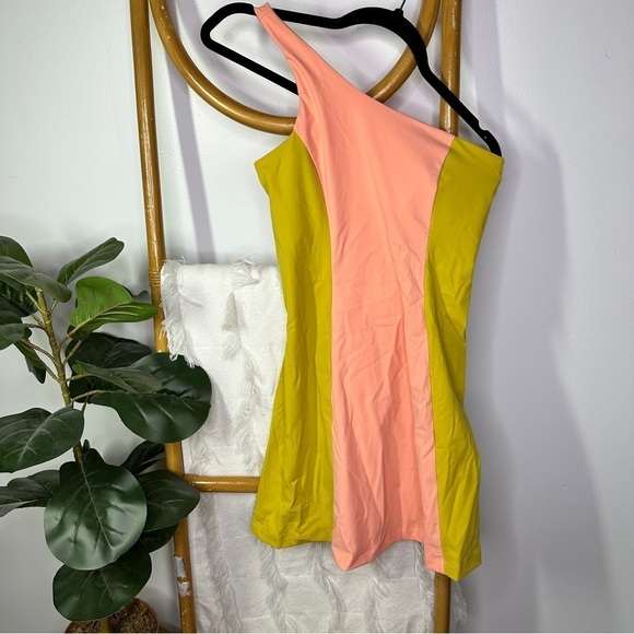 Outdoor Voices One Shoulder Colorblock Dress sz XS - Picture 2 of 4